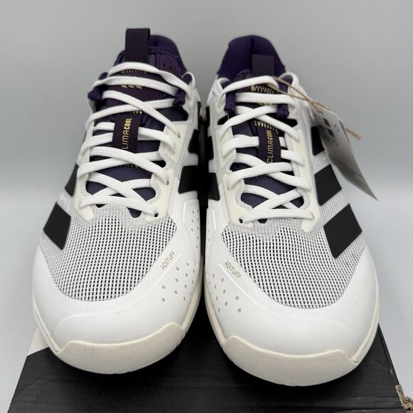 adidas Adizero Ubersonic 5 Tennis Men Sz 7.5 White Sneakers Athletic Shoe JQ3778 main image 8